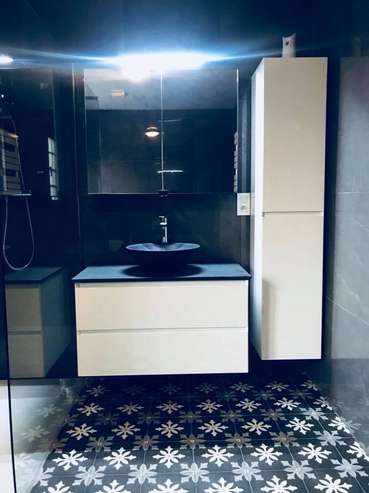 Een van onze projecten in een badkamer gerealiseerd door Moens Sanitair en Centrale Verwarming, Dendermonde